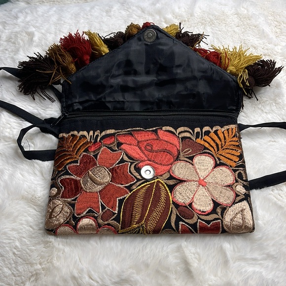 Embroidered Tassle Crossbody - Picture 4 of 4
